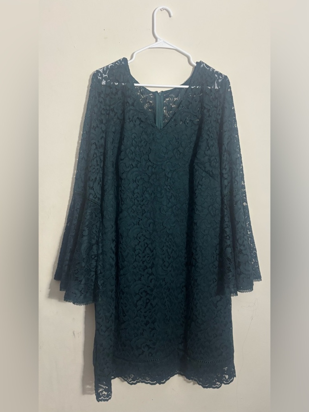 White House Black Market Green lace dress Size 22W